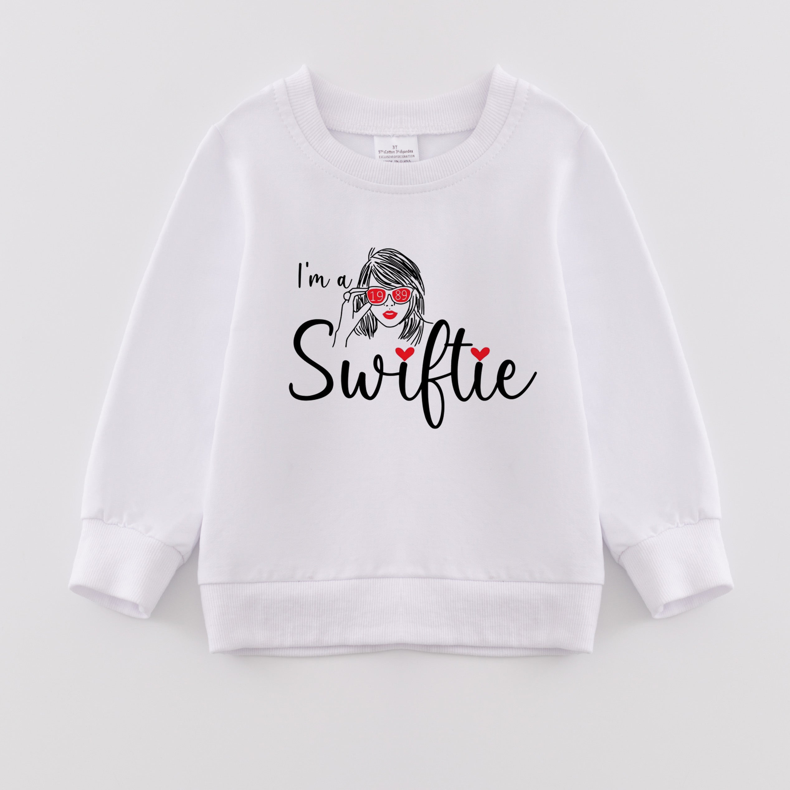 （Pre Order）Girls Valentine's Day Print Sweatshirt