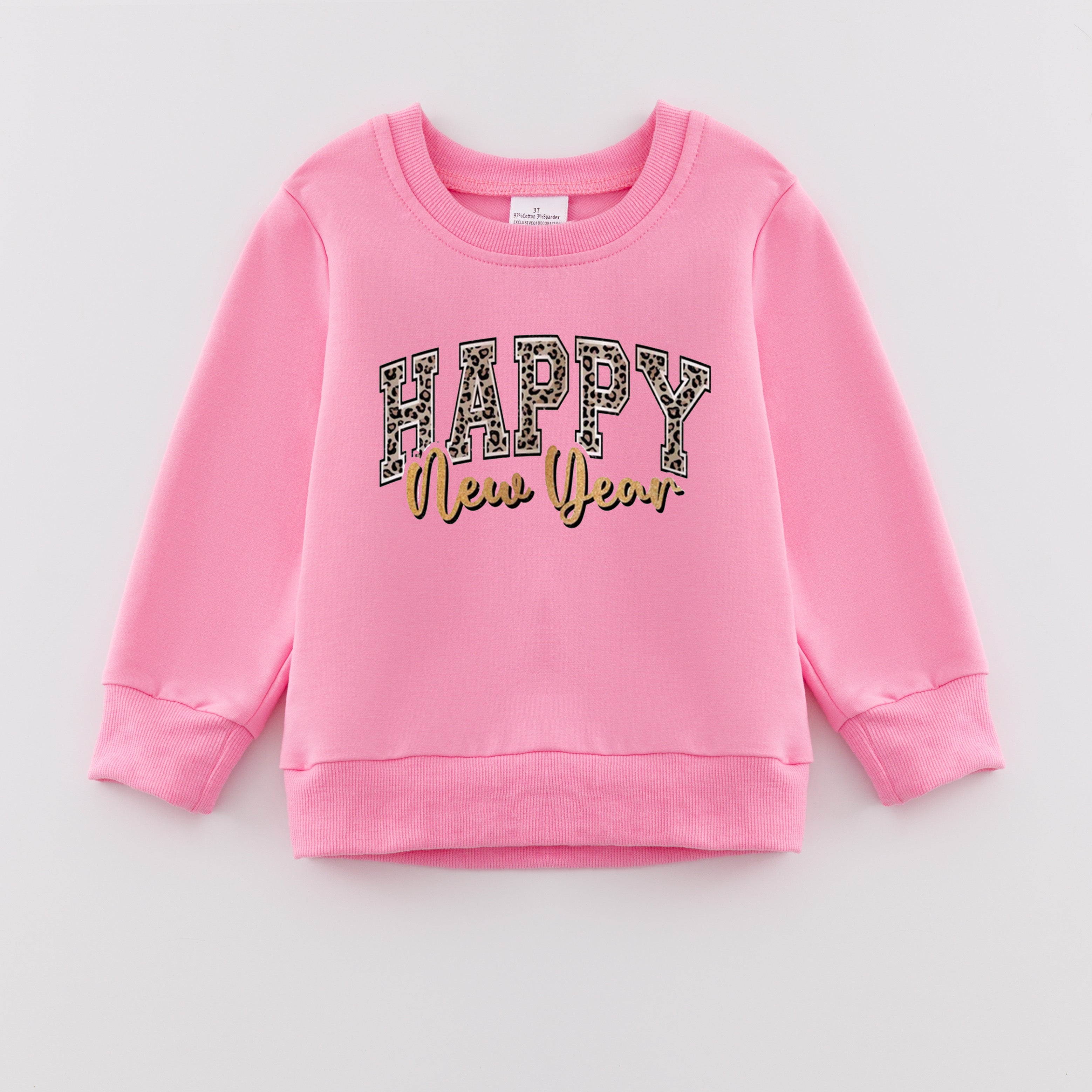 （Pre Order）Girls New Year Print Sweatshirt