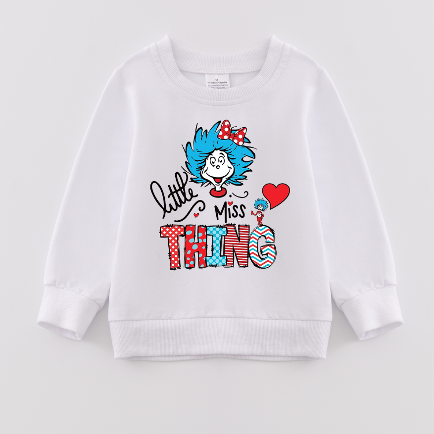 （Pre Order）Girls DR SEUSS Print Sweatshirt