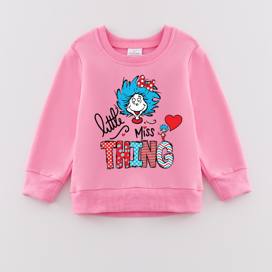 （Pre Order）Girls DR SEUSS Print Sweatshirt