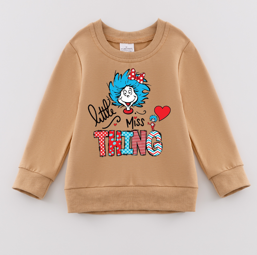 （Pre Order）Girls DR SEUSS Print Sweatshirt