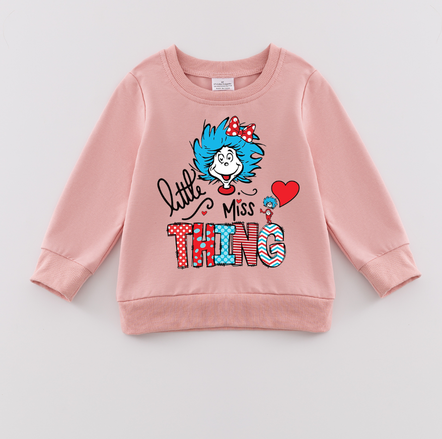 （Pre Order）Girls DR SEUSS Print Sweatshirt