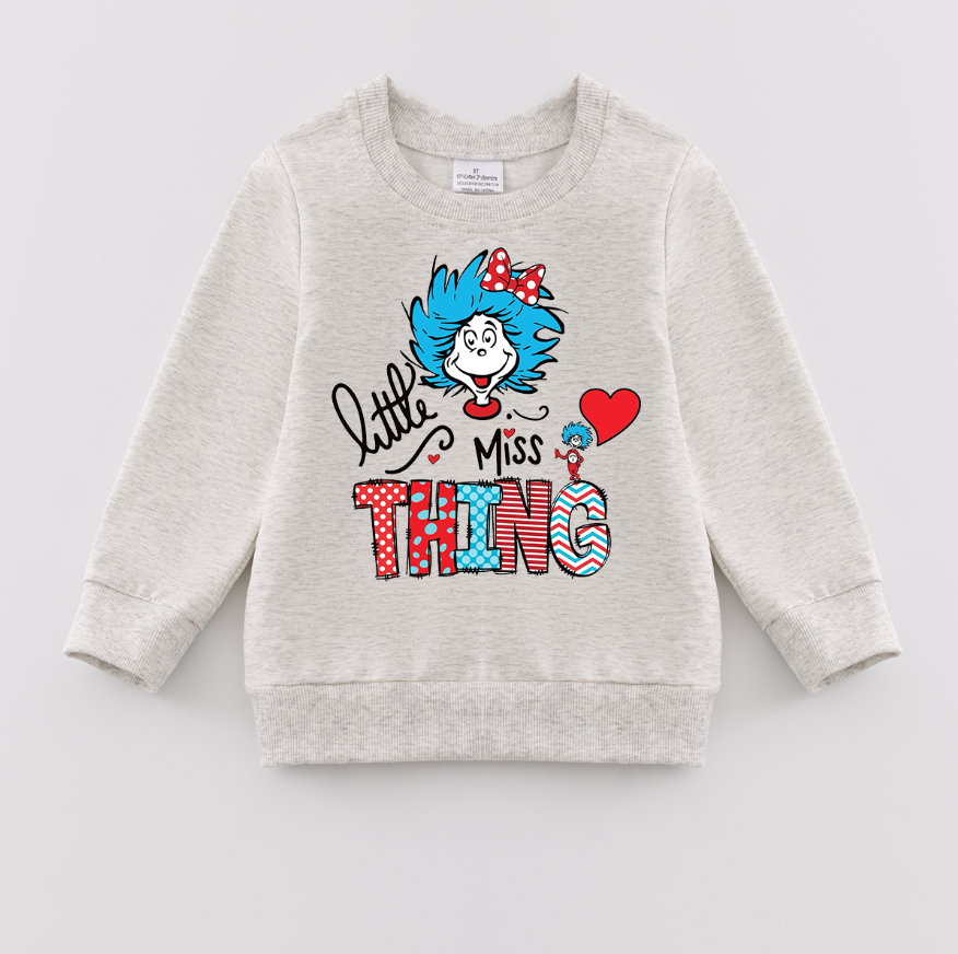 （Pre Order）Girls DR SEUSS Print Sweatshirt