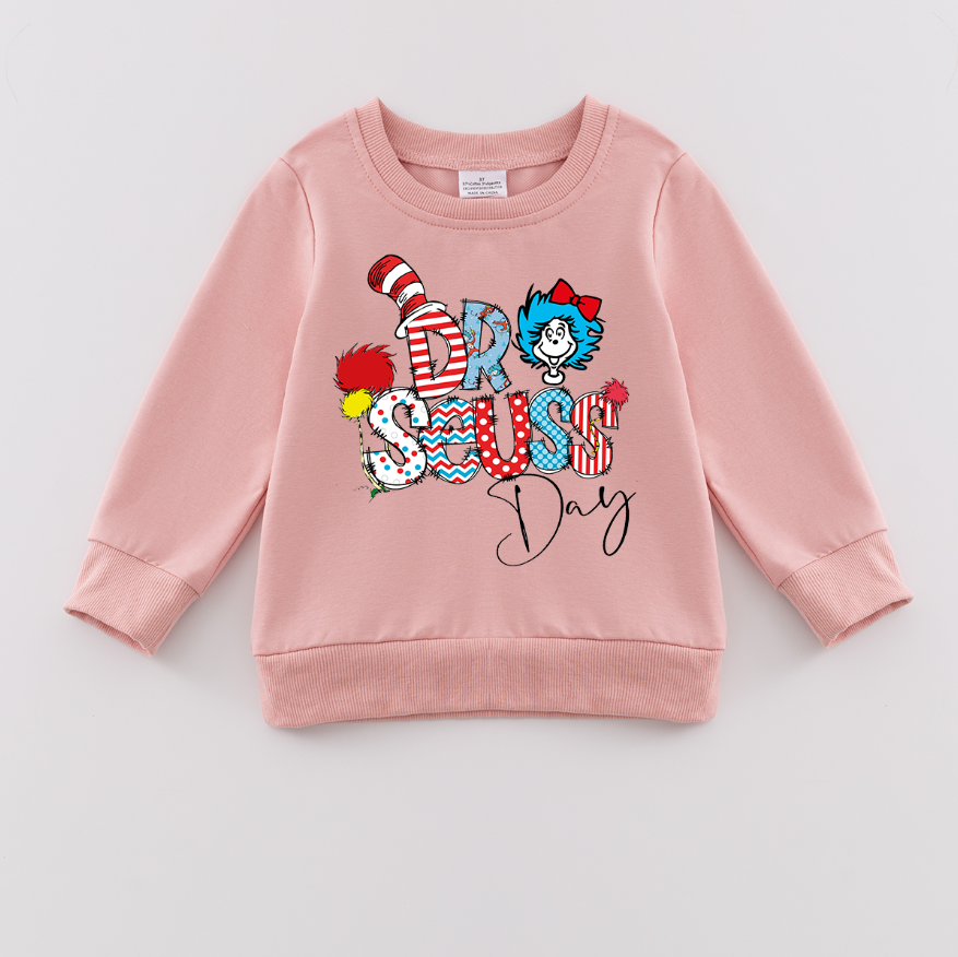 （Pre Order）Girls DR SEUSS Print Sweatshirt