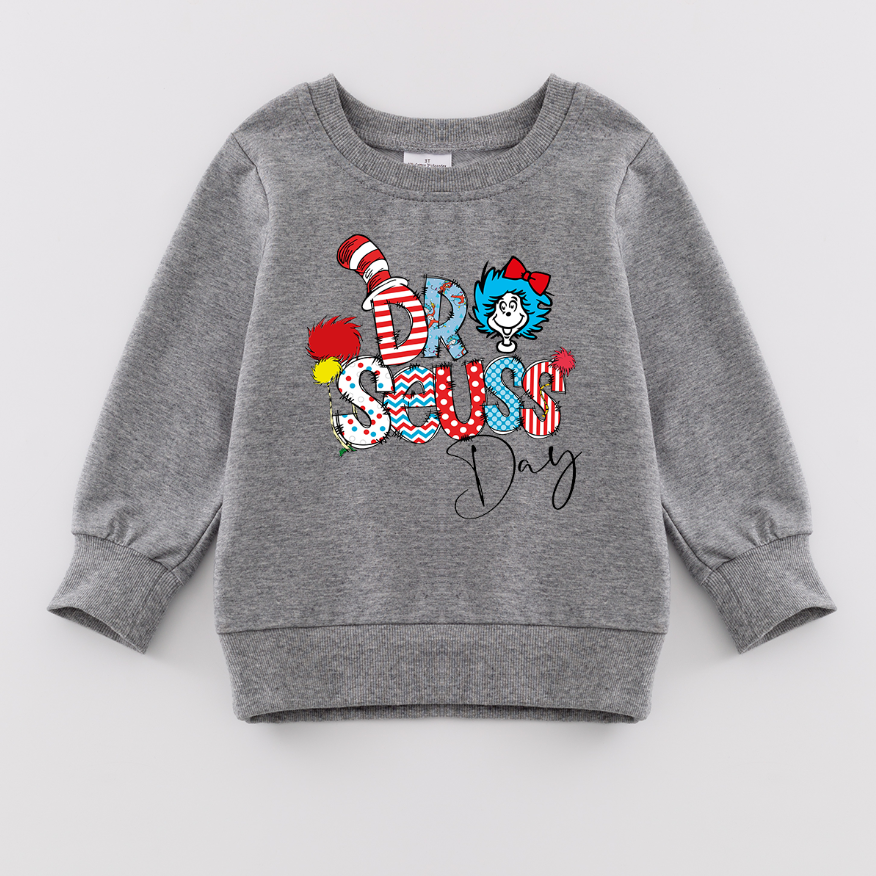 （Pre Order）Girls DR SEUSS Print Sweatshirt