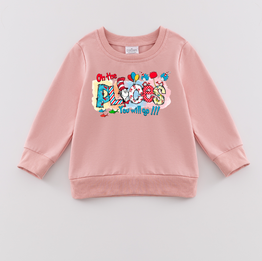 （Pre Order）Girls DR SEUSS Print Sweatshirt