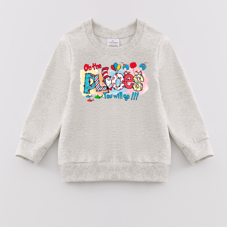 （Pre Order）Girls DR SEUSS Print Sweatshirt