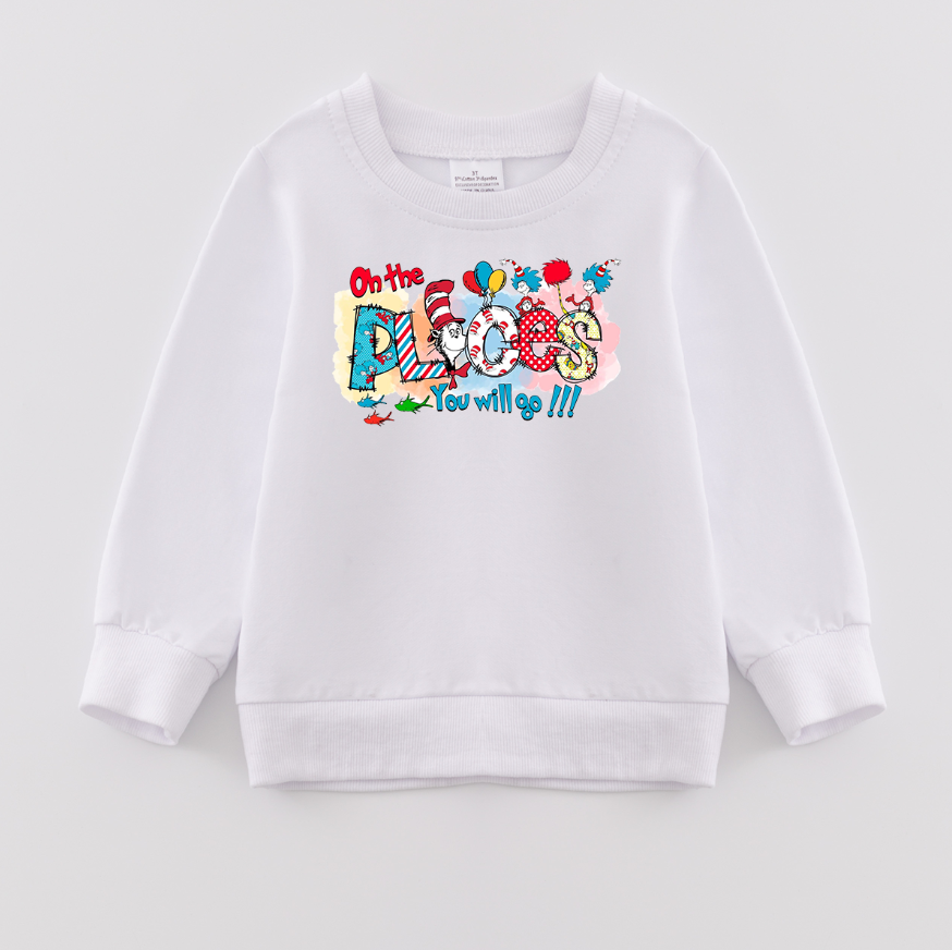 （Pre Order）Girls DR SEUSS Print Sweatshirt