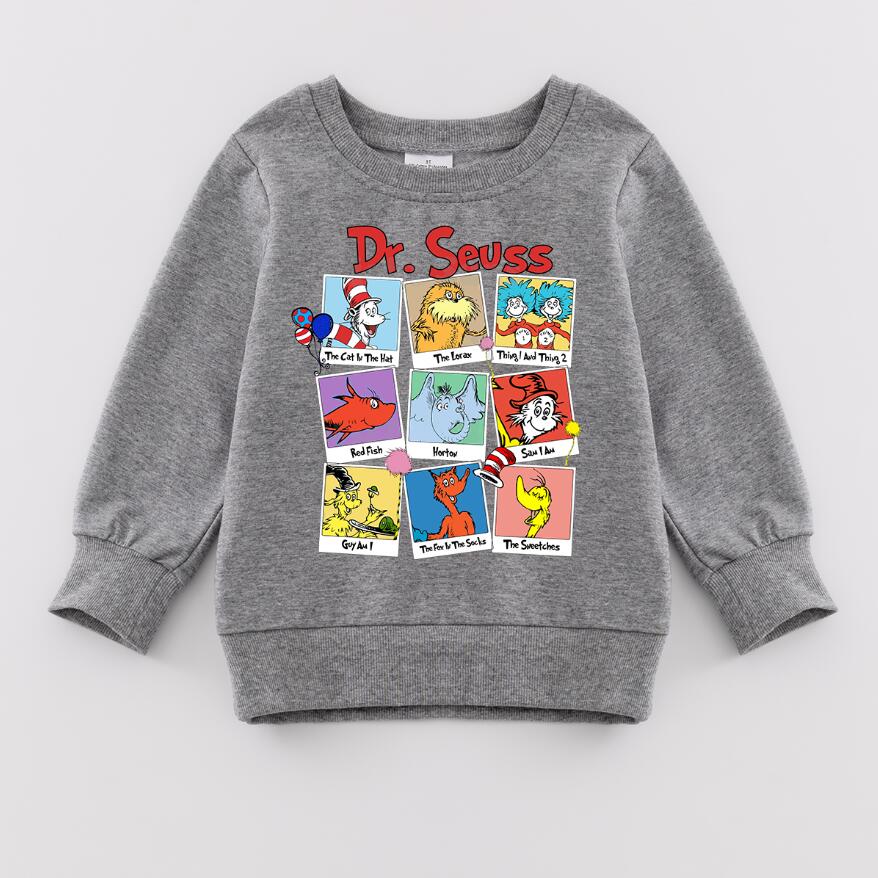 （Pre Order）Girls DR SEUSS Print Sweatshirt