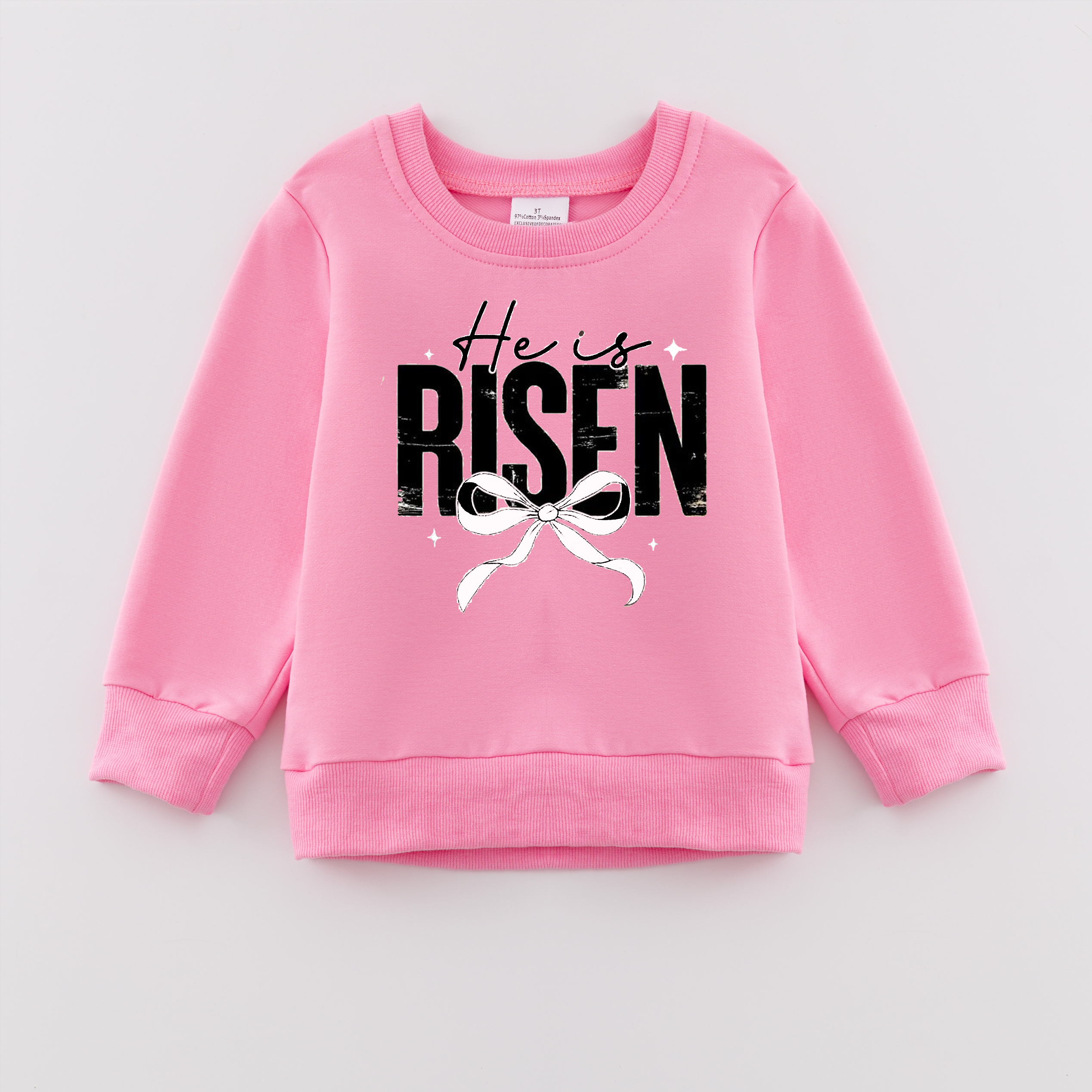 （Pre Order）Girls Easter Bunny Print Sweatshirt