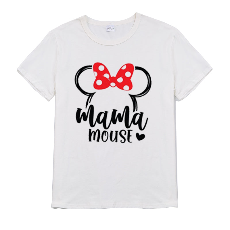 （Pre Order）Exclusived Girls Micky Mommy and Me Cotton T-Shirts