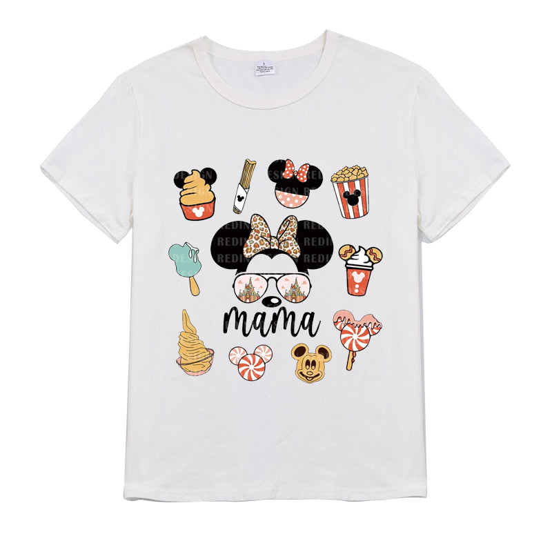 （Pre Order）Exclusived Girls Micky Mommy and Me Cotton T-Shirts