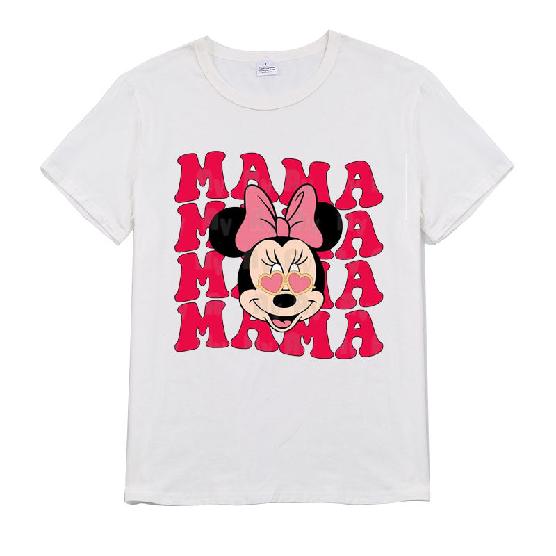 （Pre Order）Exclusived Girls Micky Mommy and Me Cotton T-Shirts