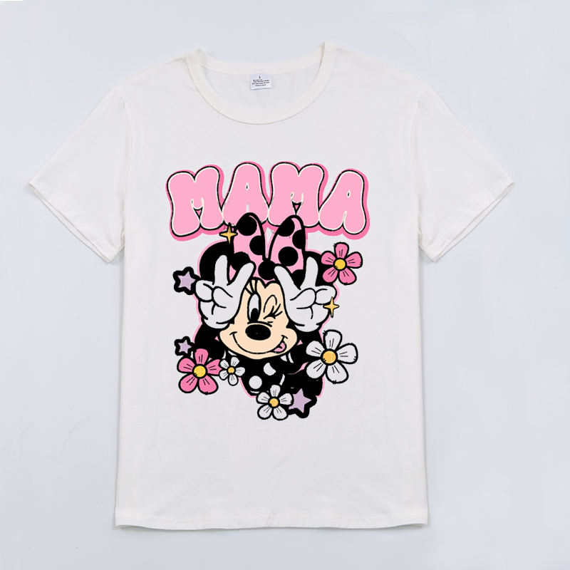 (Pre Order)Exclusived Mommy and Me Micky Cotton T-Shirts