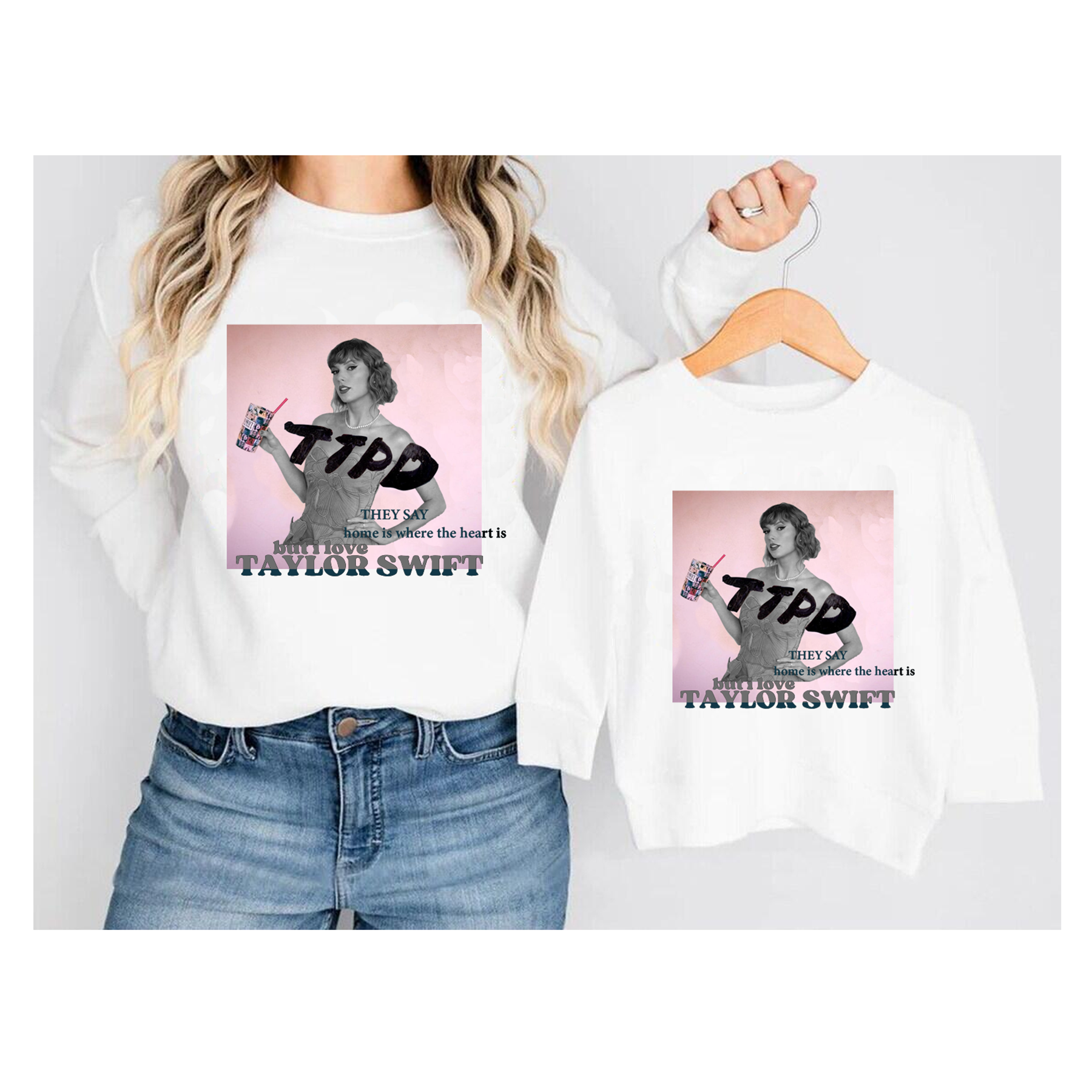 （Pre Order）Mommy and Me TS Print Sweatshirt