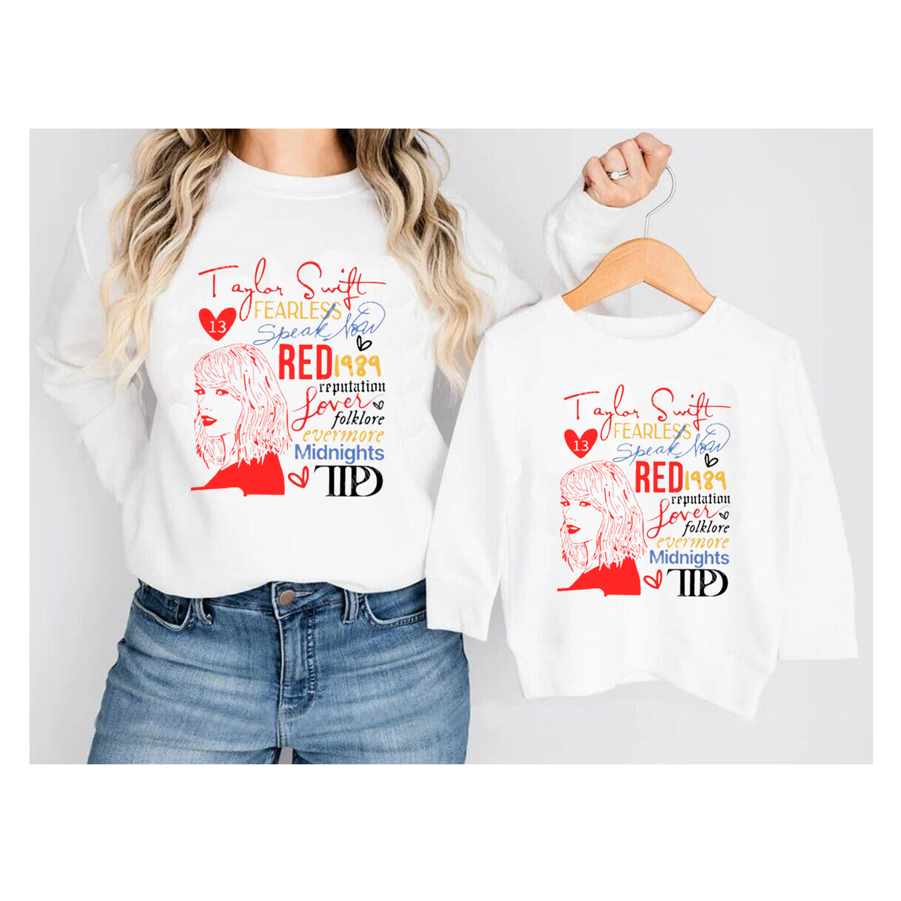 （Pre Order）Mommy and Me TS Print Sweatshirt