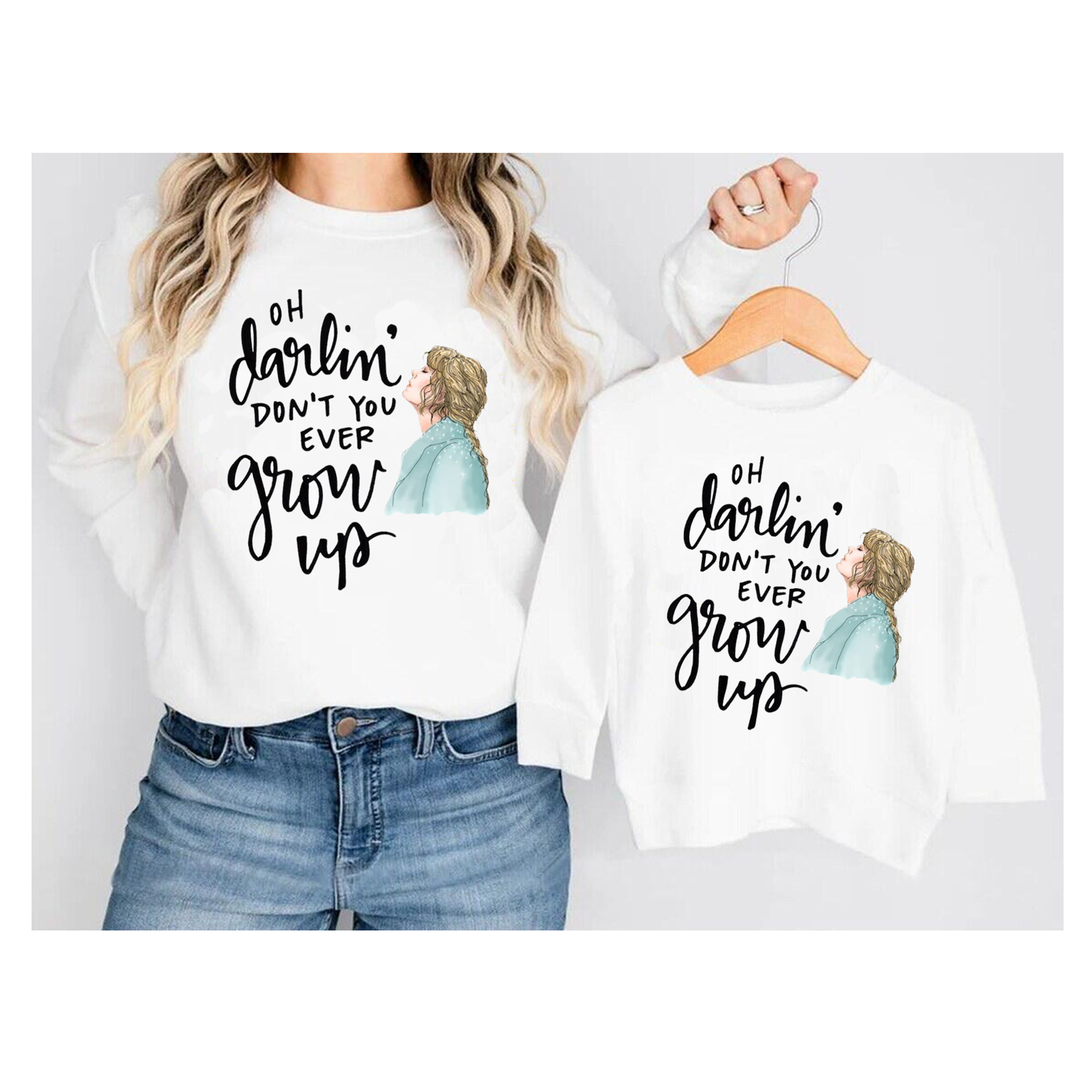 （Pre Order）Mommy and Me TS Print Sweatshirt