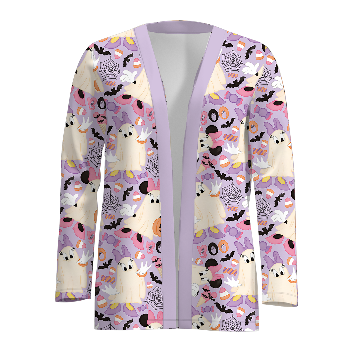 （Pre Order）Adults Halloween Print Cardigan