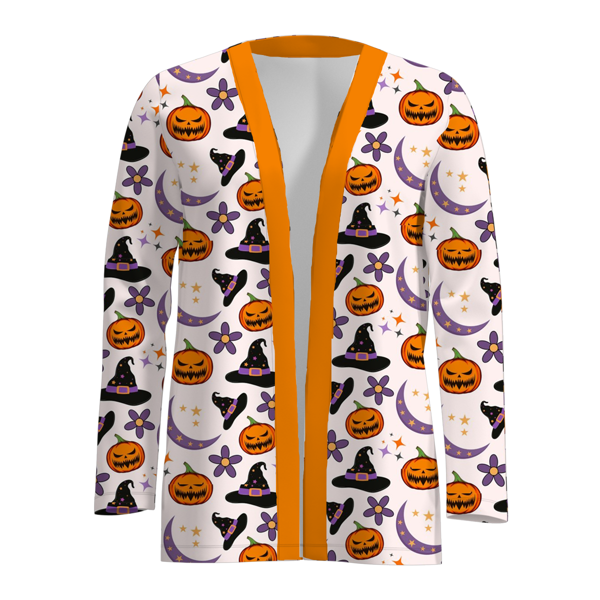 （Pre Order）Adults Halloween Print Cardigan