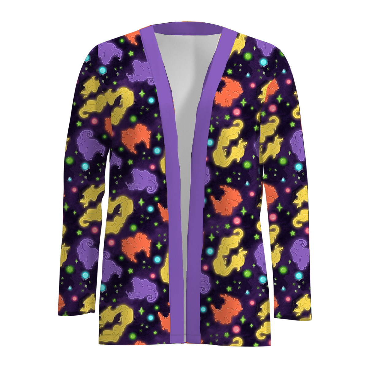 （Pre Order）Adults Halloween Print Cardigan