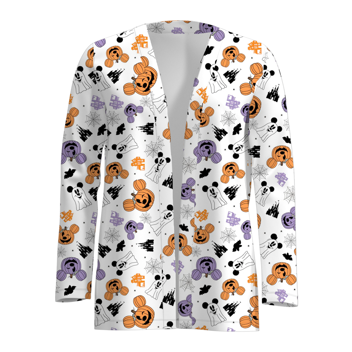 （Pre Order）Adults Halloween Print Cardigan