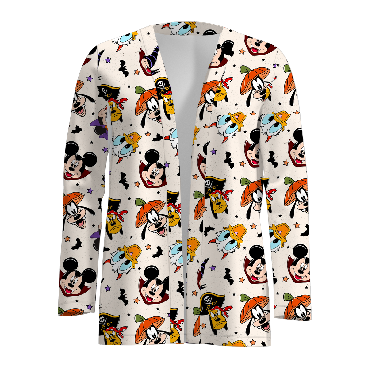 （Pre Order）Adults Halloween Print Cardigan