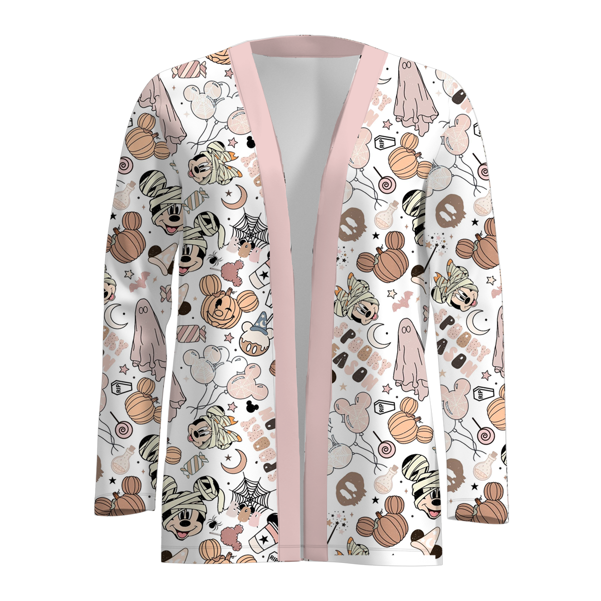 （Pre Order）Adults Halloween Print Cardigan