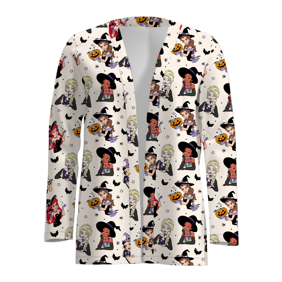 （Pre Order）Adults Halloween Print Cardigan