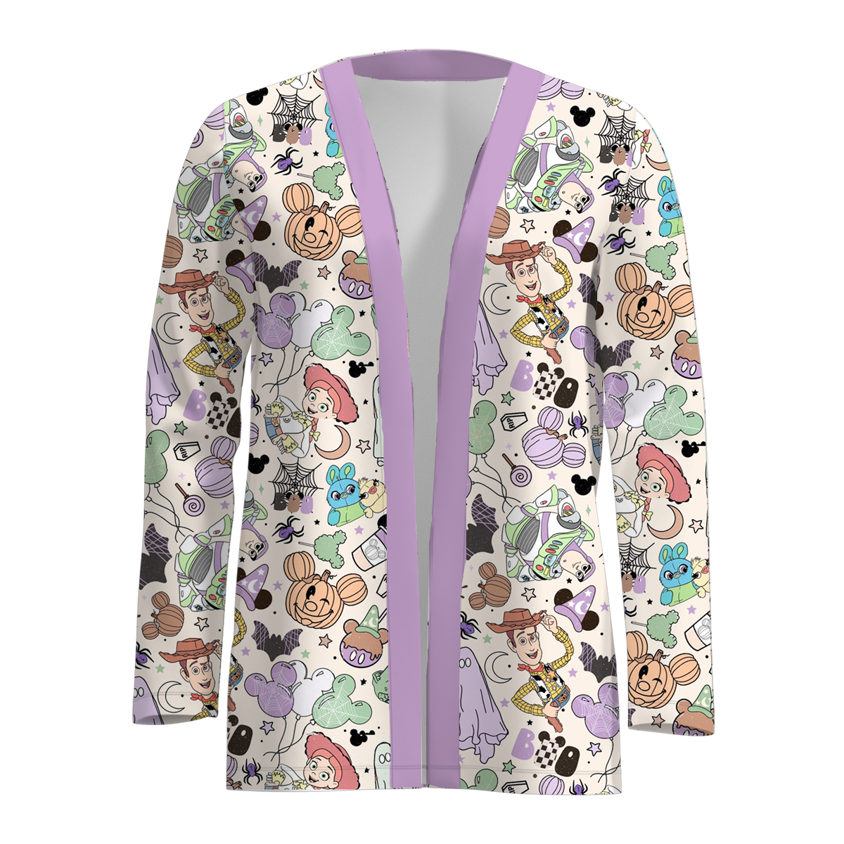 （Pre Order）Adults Halloween Print Cardigan