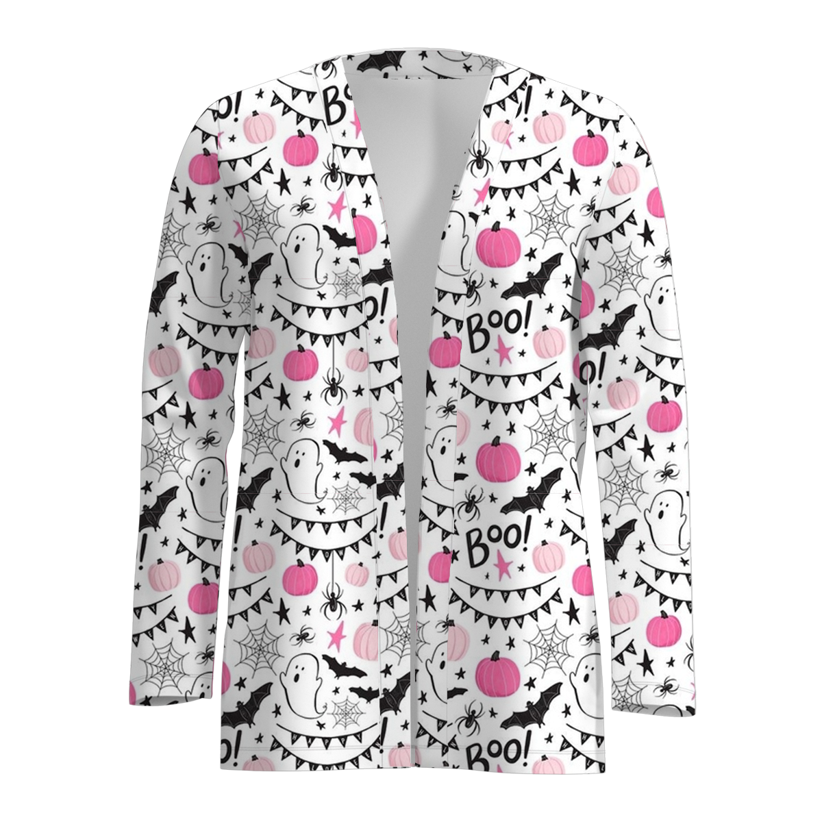 （Pre Order）Adults Halloween Print Cardigan