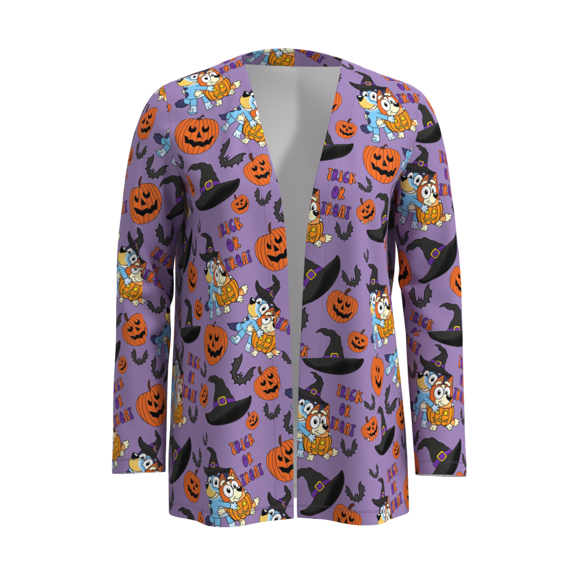 （Pre Order）Adults Halloween Print Cardigan