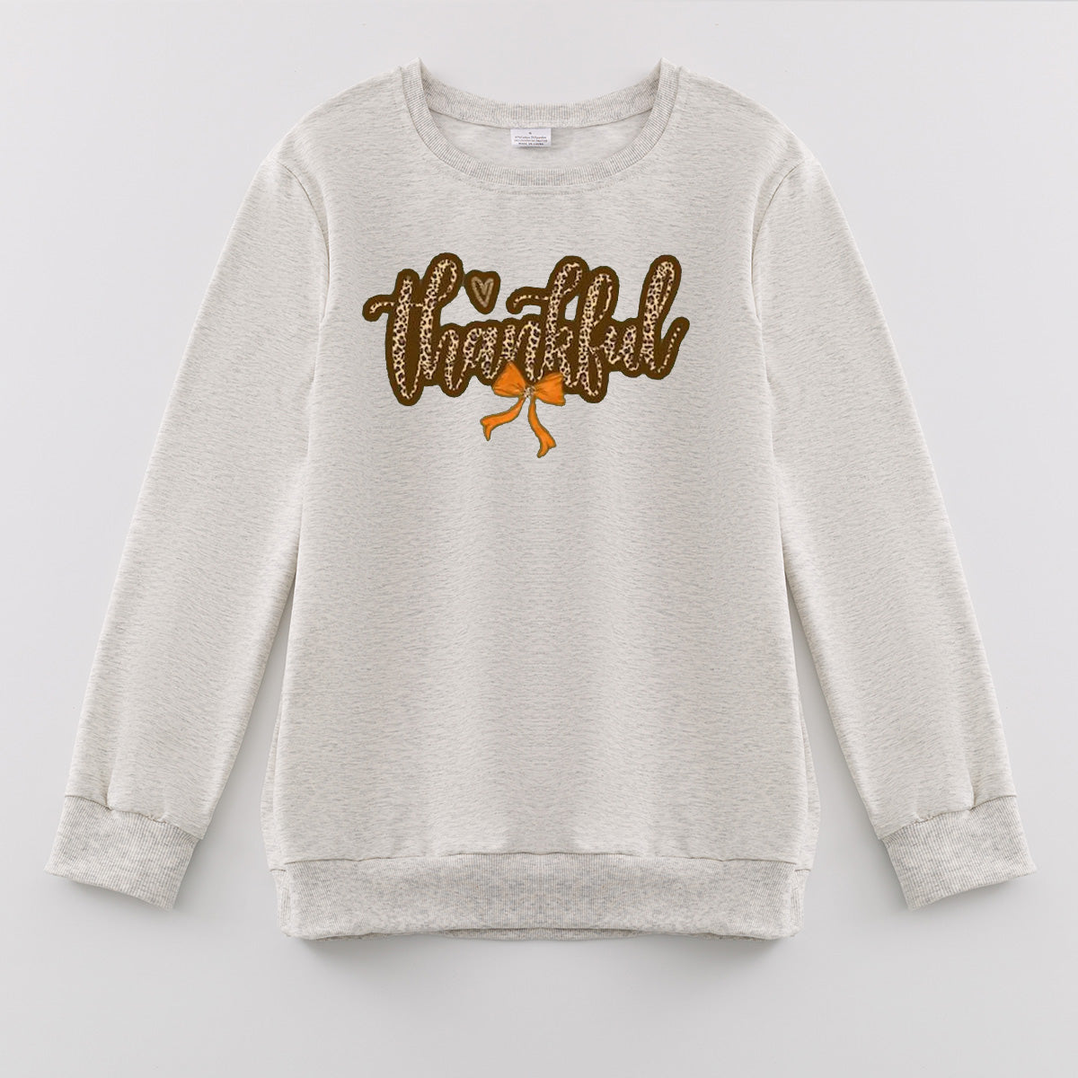 （Pre Order）Adults Thanksgiving Print Sweatshirt