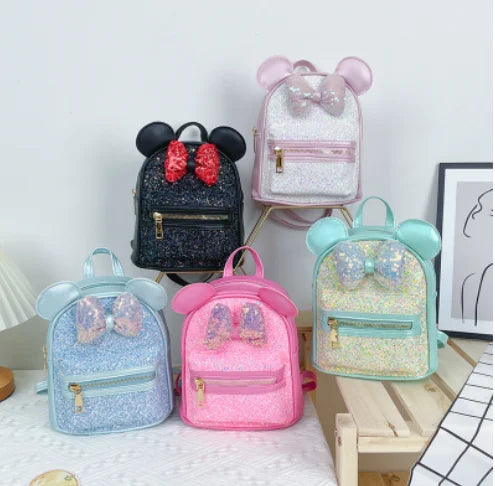 (Pre Order)Girls PU Backpacks