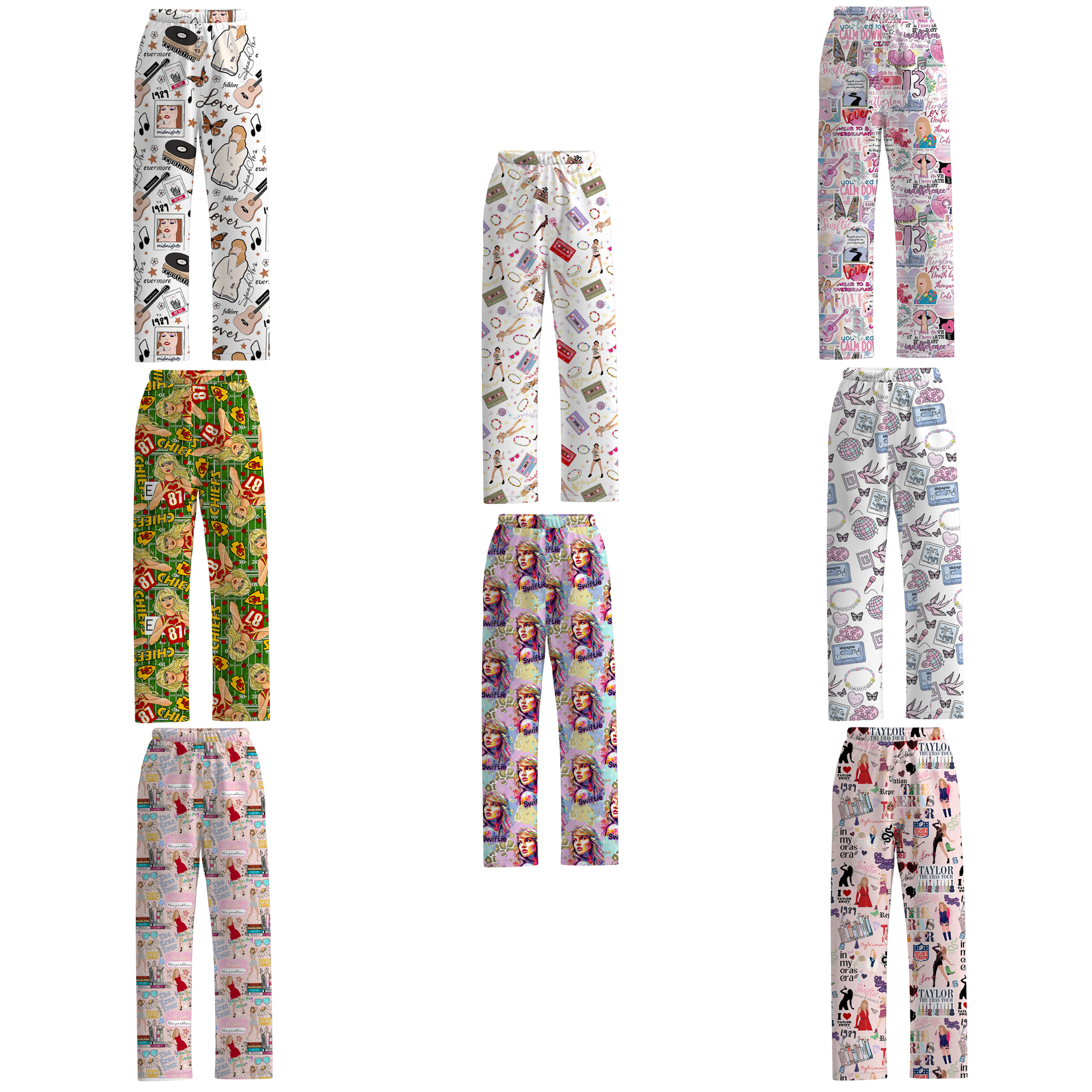 （Pre Order）Adults Fall TS Print Pajama Pants