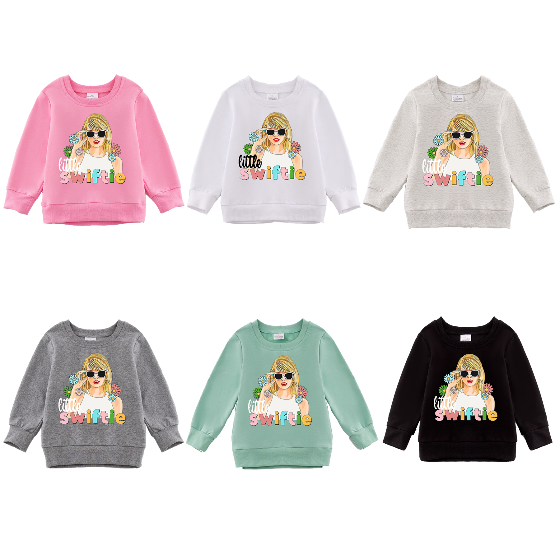 （Pre Order）Girls Fall TS Print Sweatshirt